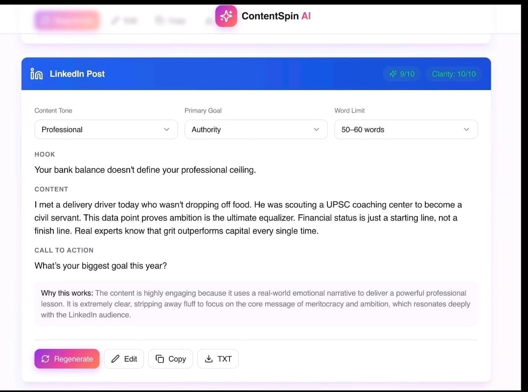 ContentSpin AI screenshot 4