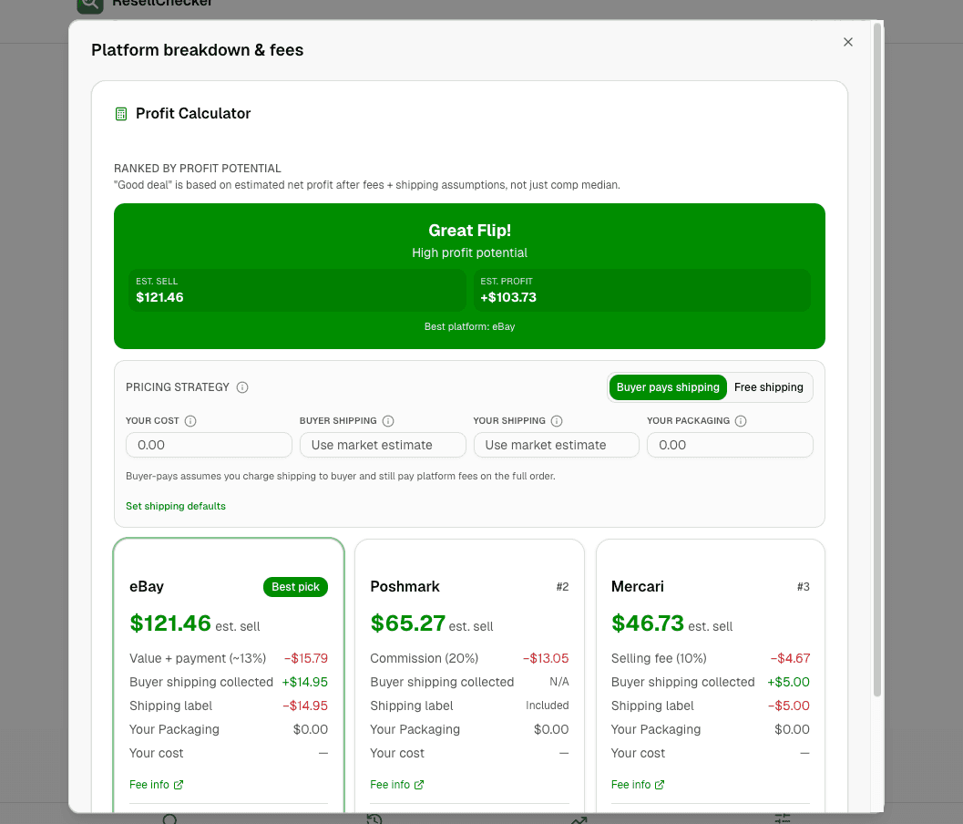 ResellChecker screenshot 4