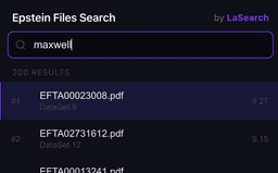 Epstein Files Search