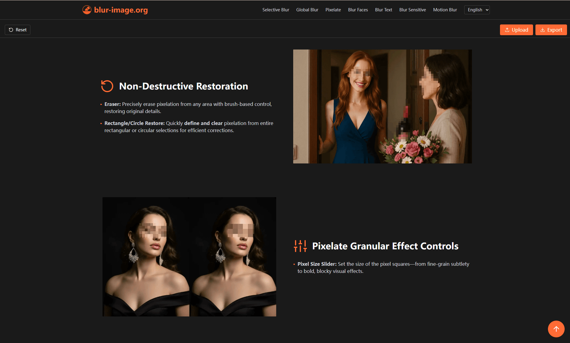 Blur Image Online screenshot 2