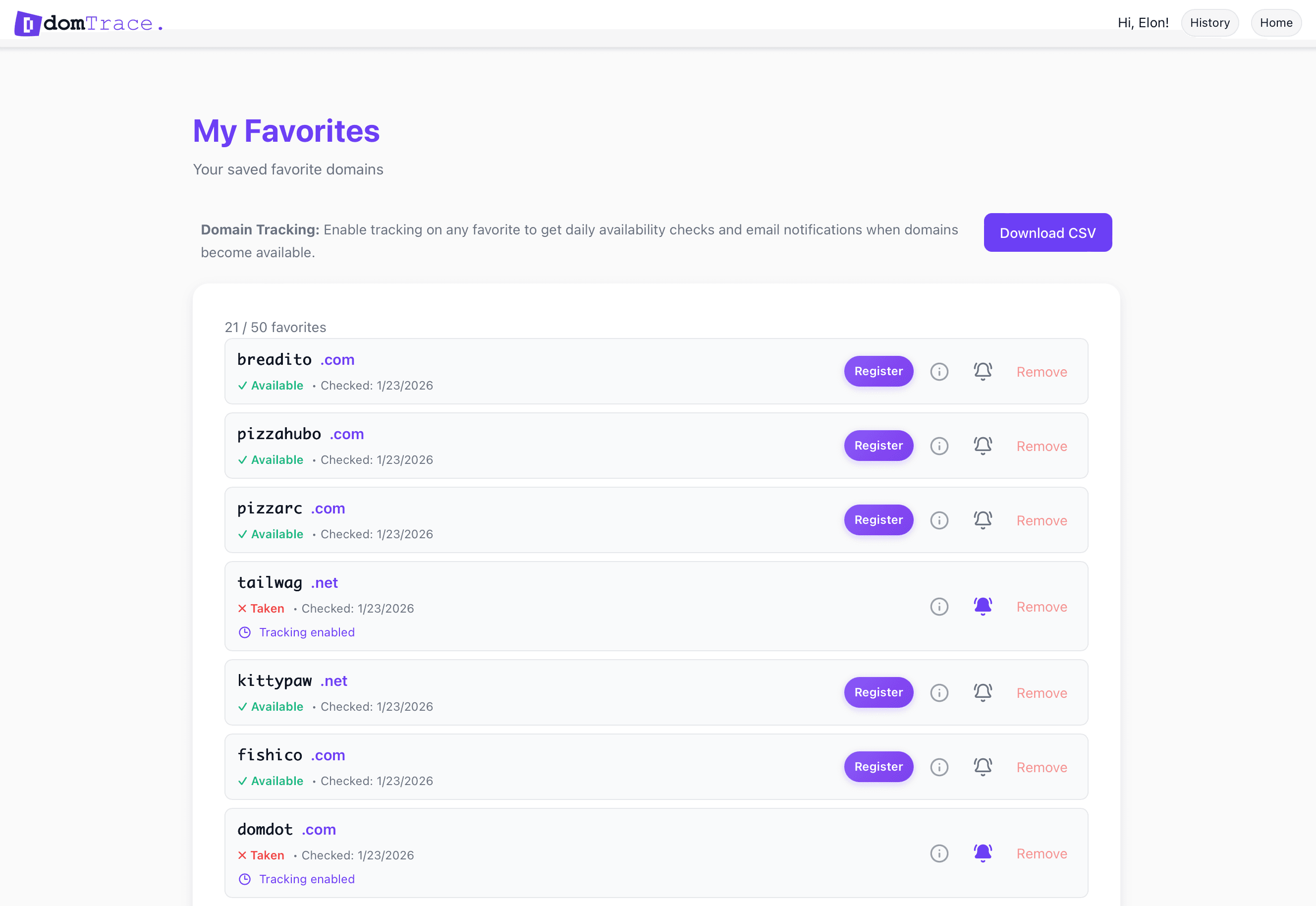 domTrace screenshot 5