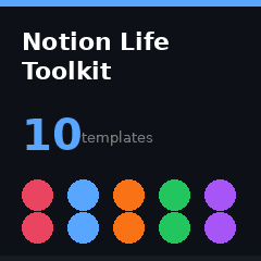 Notion Life Toolkit