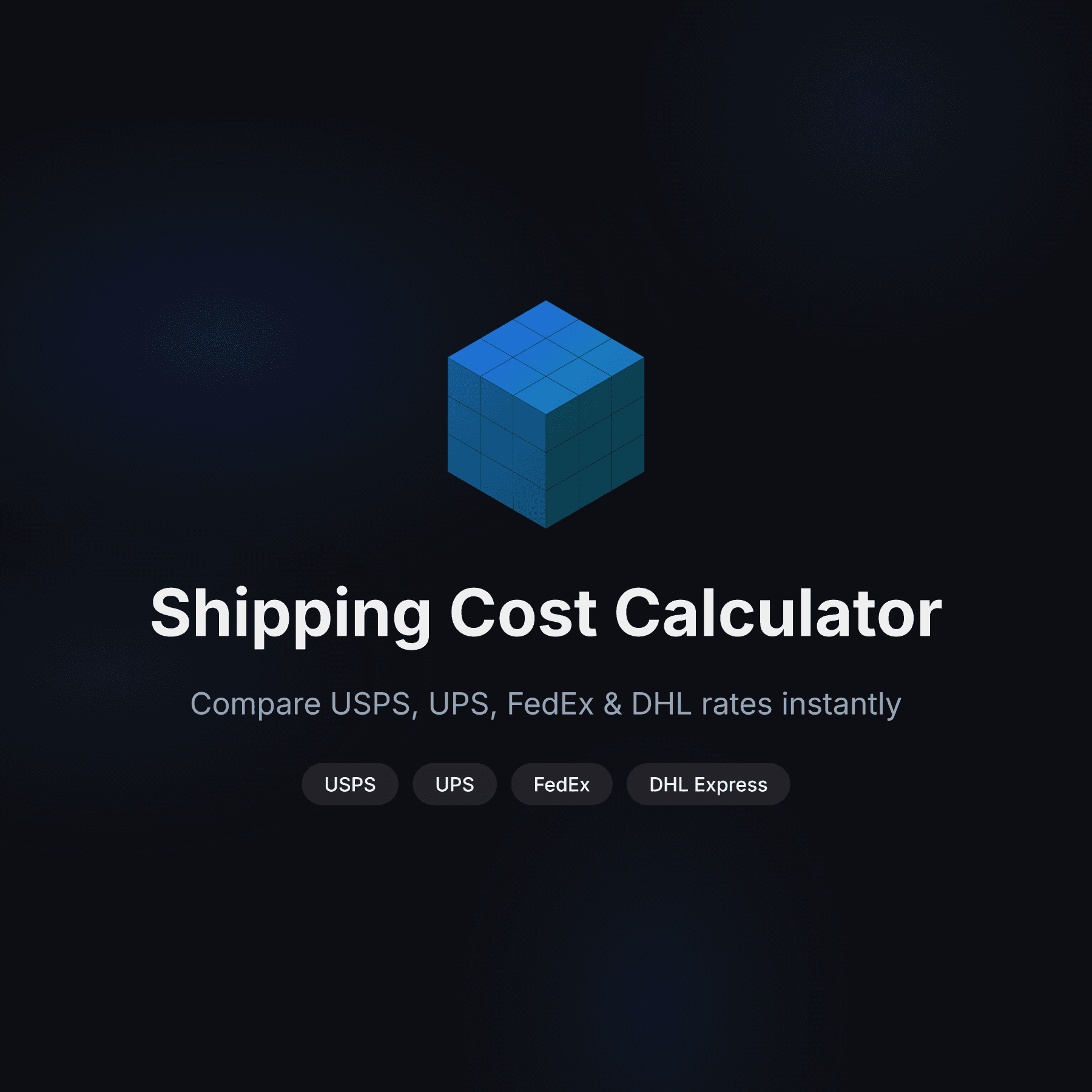 Shipping Cost Calculator screenshot 1