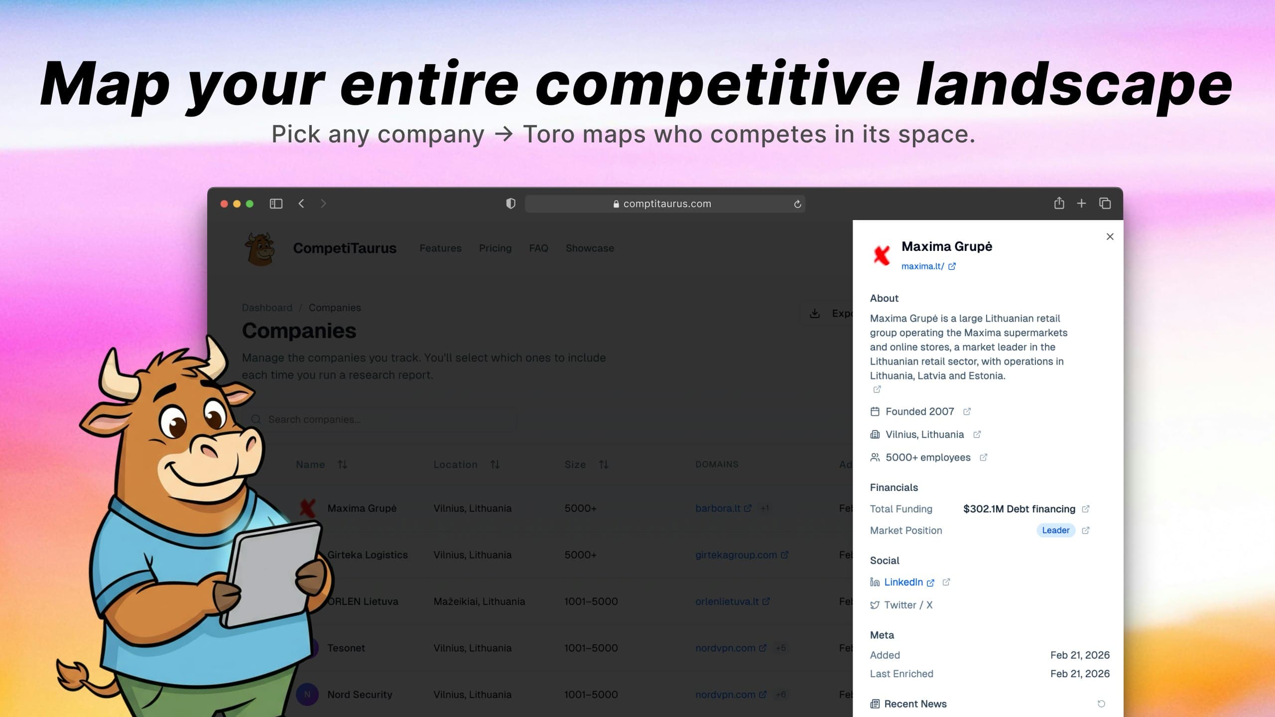 CompetiTaurus screenshot 2