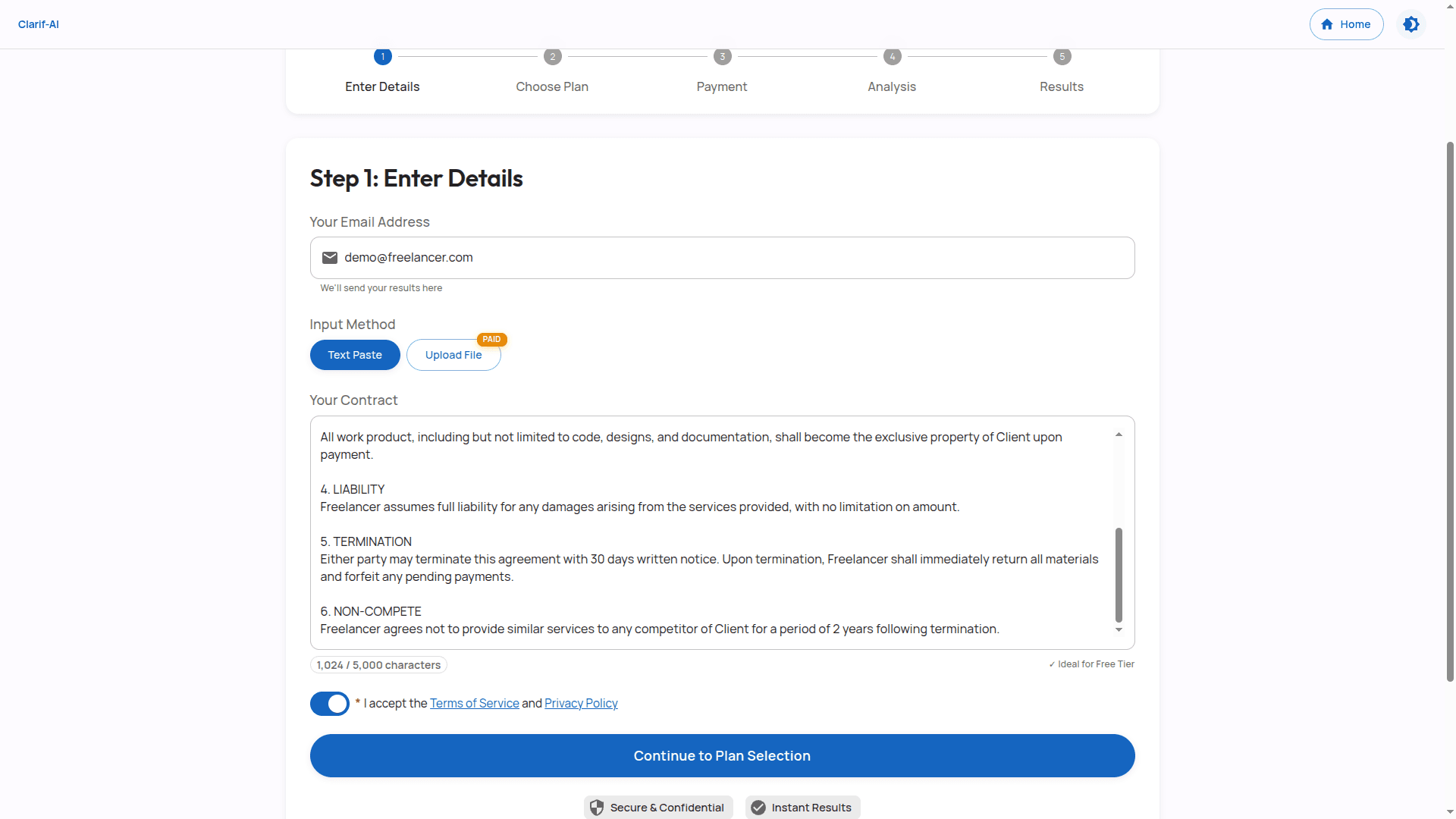 Contract Analyzer screenshot 4