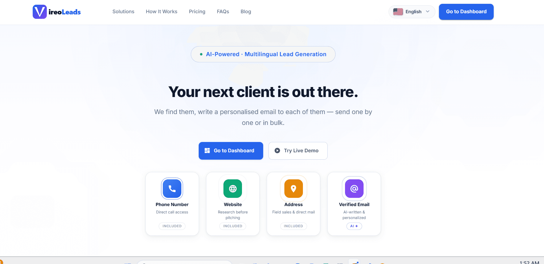 Vireoleads screenshot 2