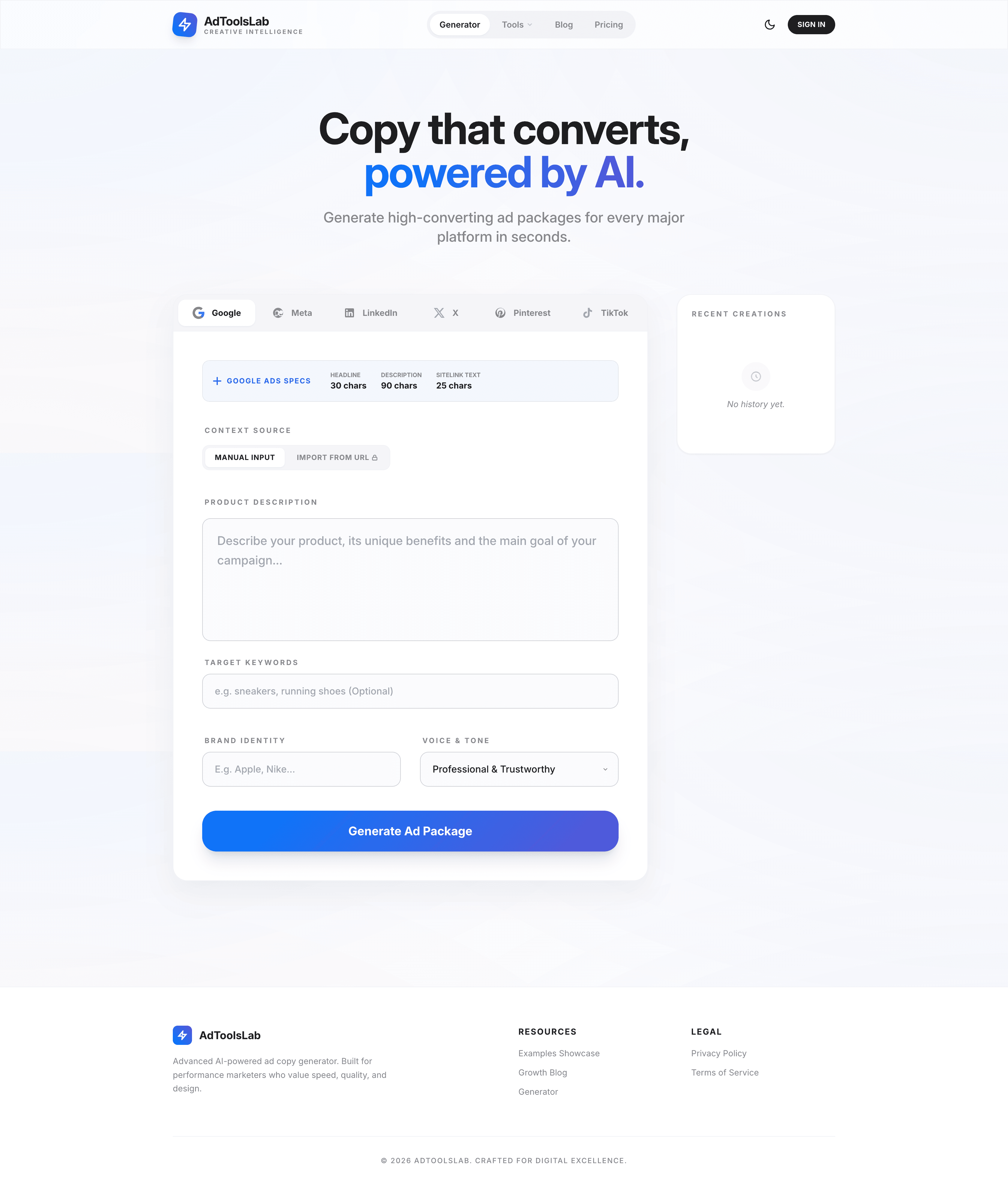 AdToolsLab screenshot 1