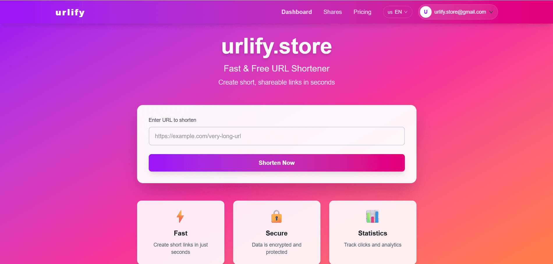 Urlify.store screenshot 5