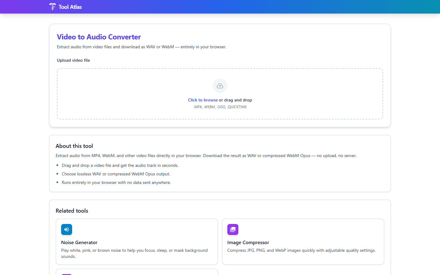 Tool Atlas: Free Online Toolbox screenshot 24