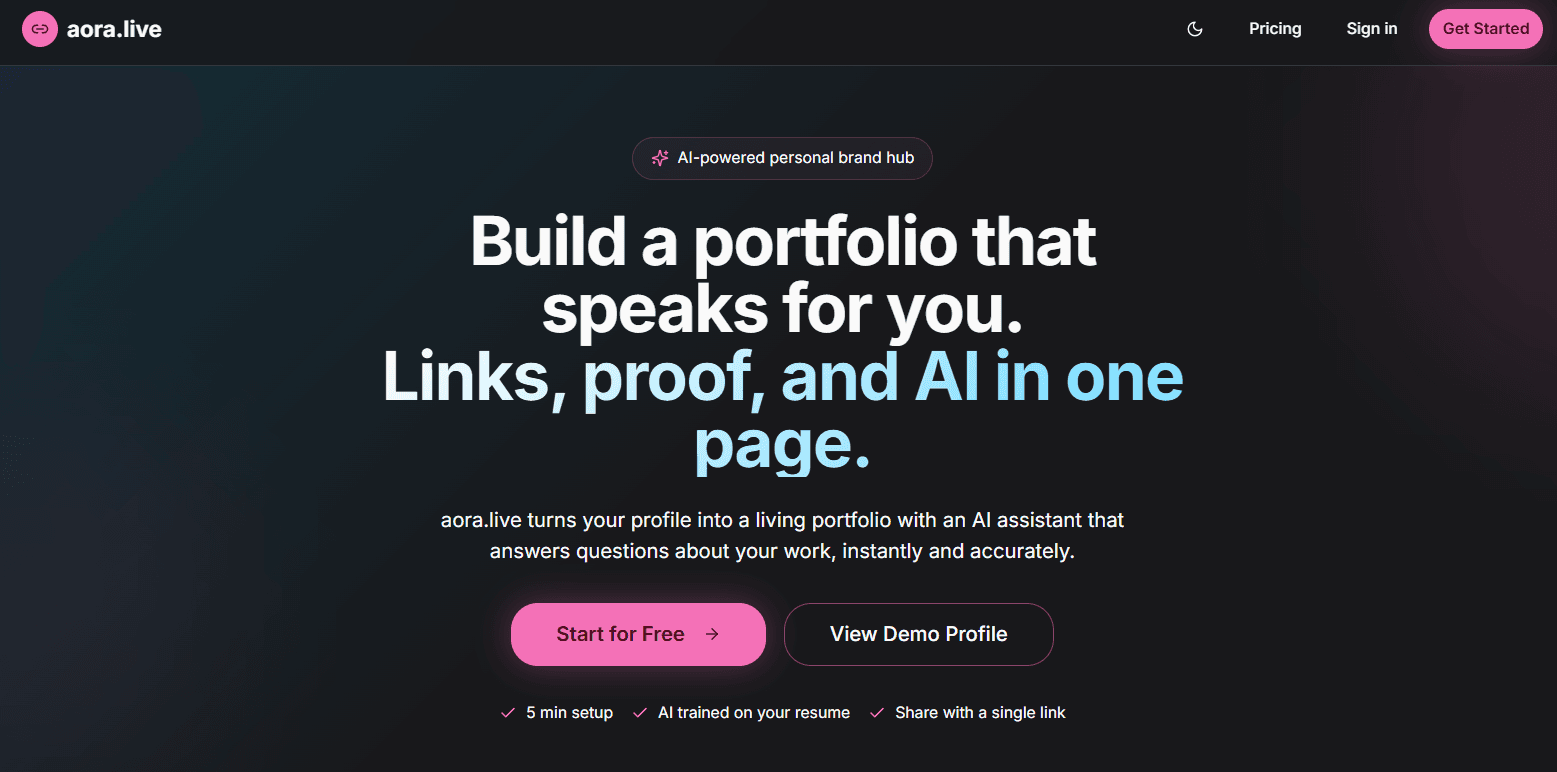 Aora - Your AI twin screenshot 1