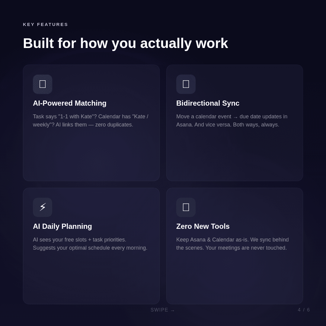 Asana Calendar Planner screenshot 4