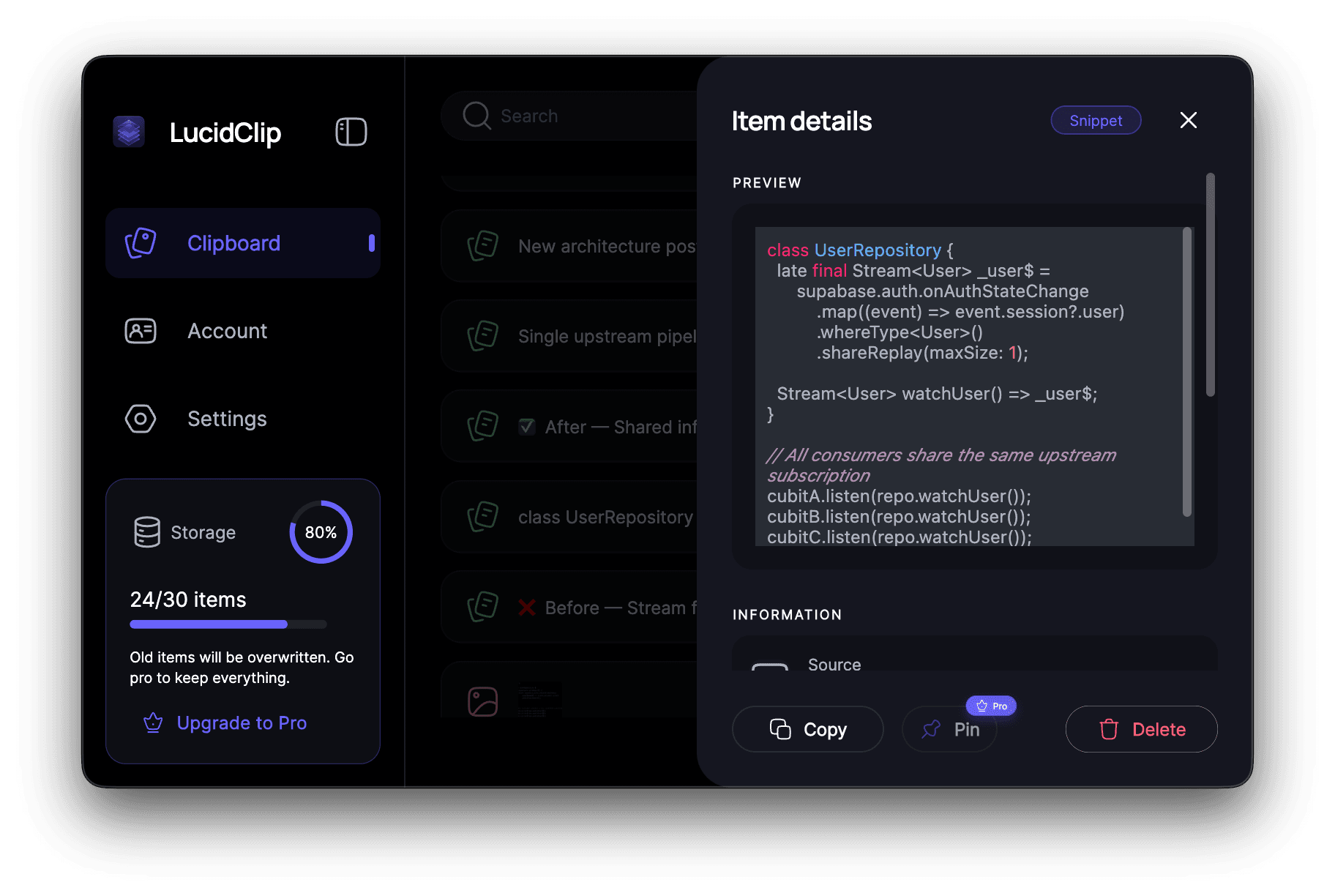 LucidClip screenshot 7