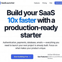ShipKit — Next.js 14 SaaS Boilerplate
