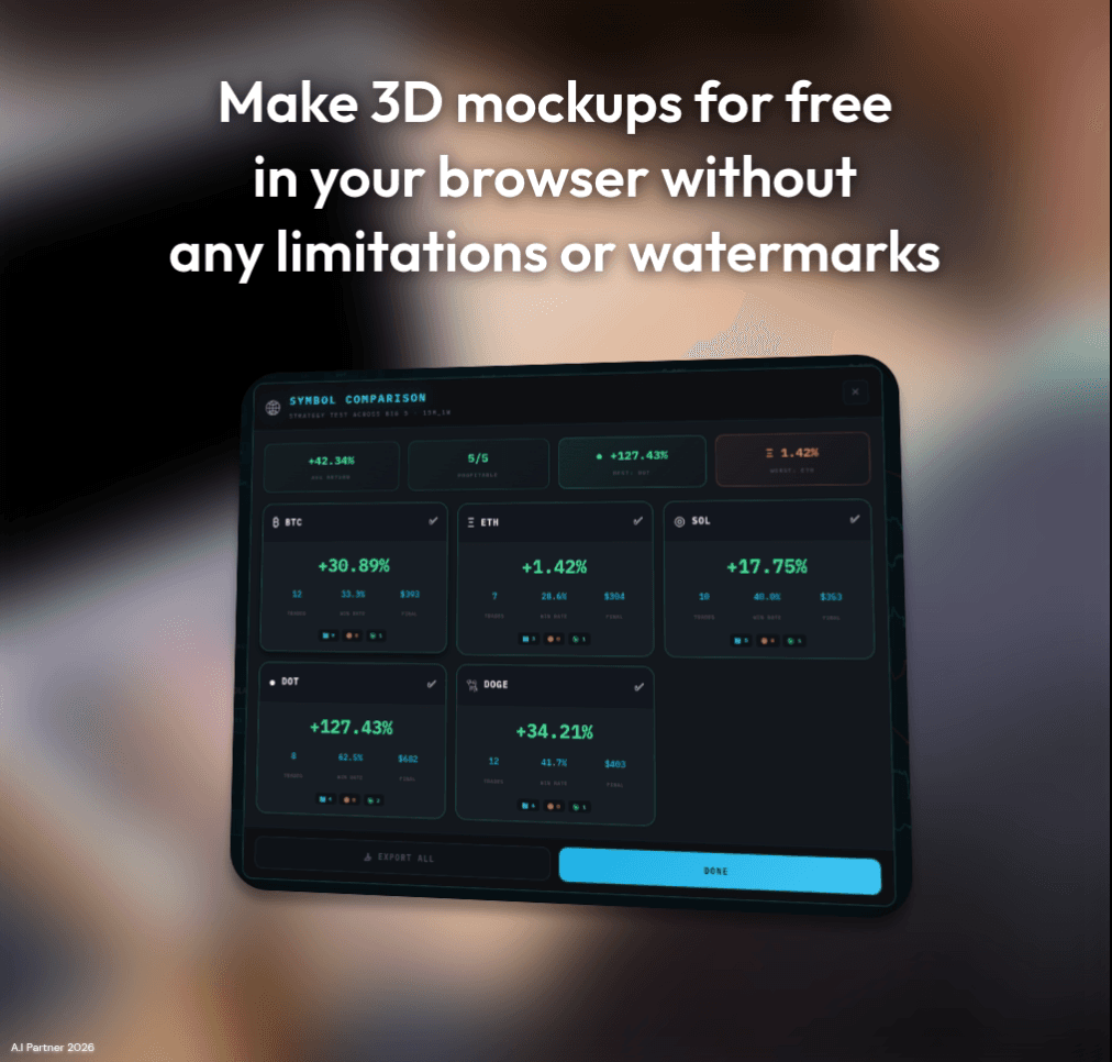 Mock-up Buzz - 3D Mock-ups Made Easy screenshot 1