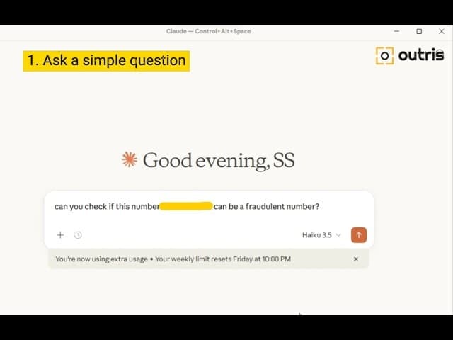 Outris Identity MCP screenshot 1