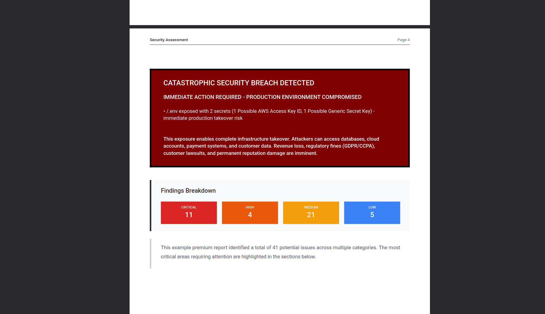 Tyre Kicker Security Scanner screenshot 3
