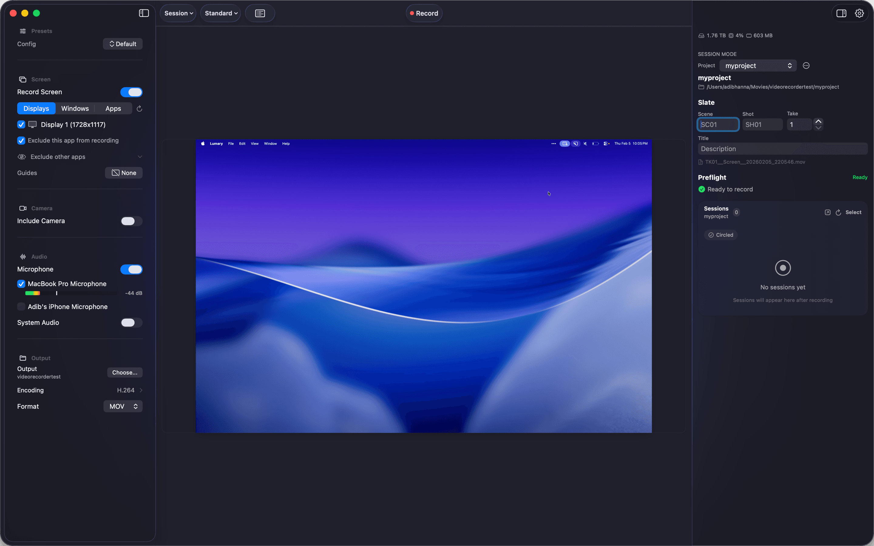 Lumary Recorder screenshot 3