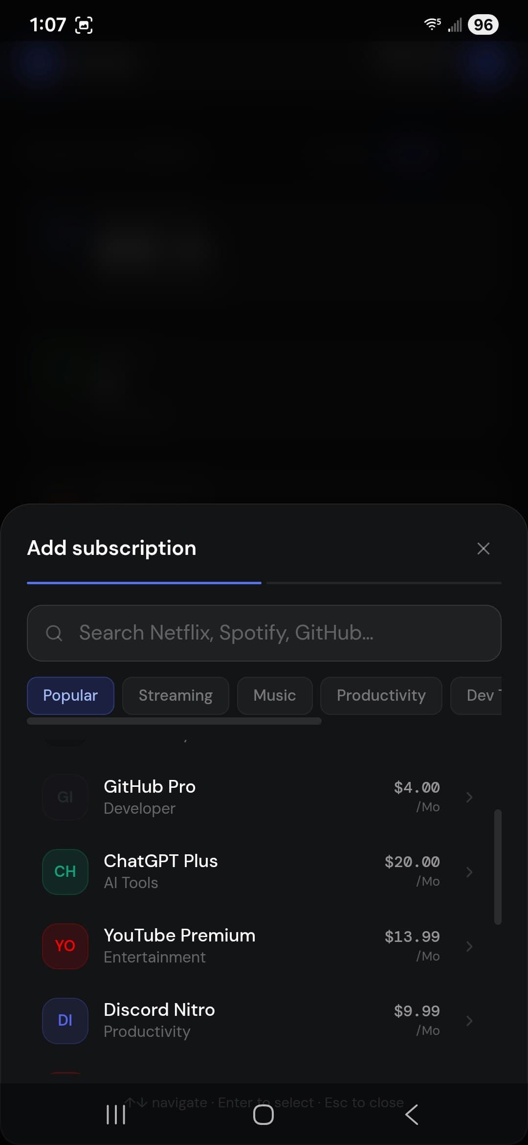 SubAudit — Know what you pay for screenshot 1