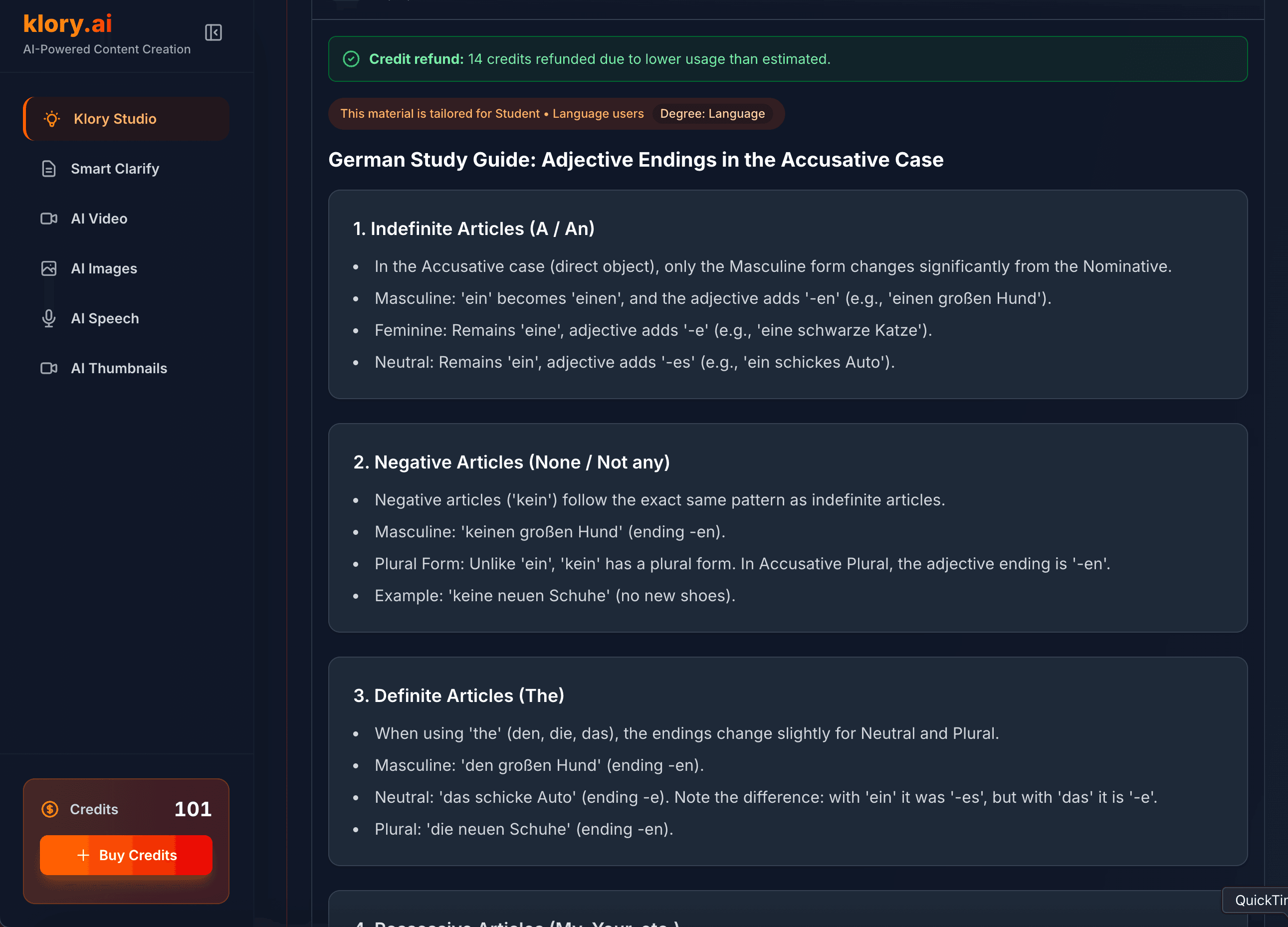 Klory.ai screenshot 8