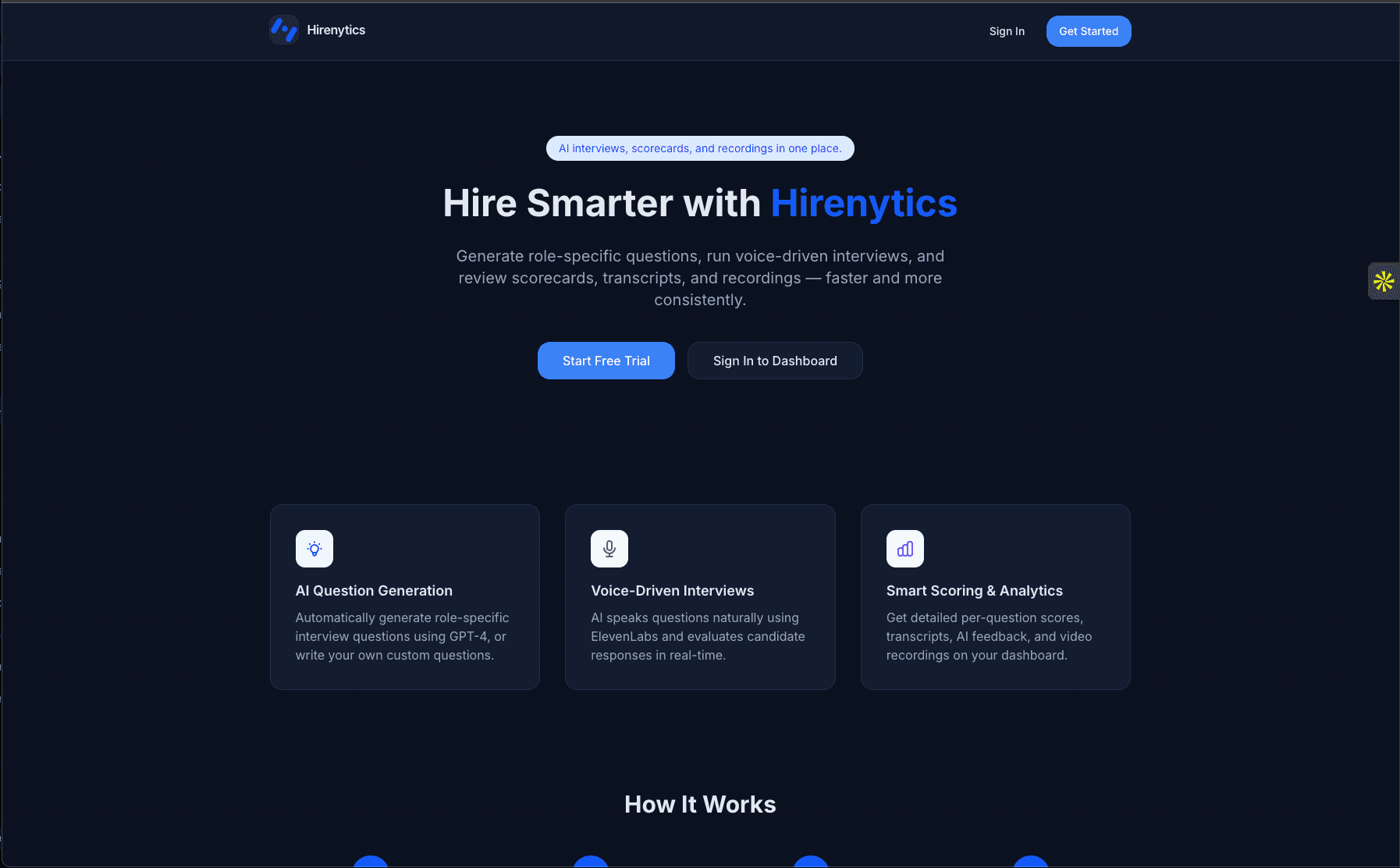 Hirenytics screenshot 2