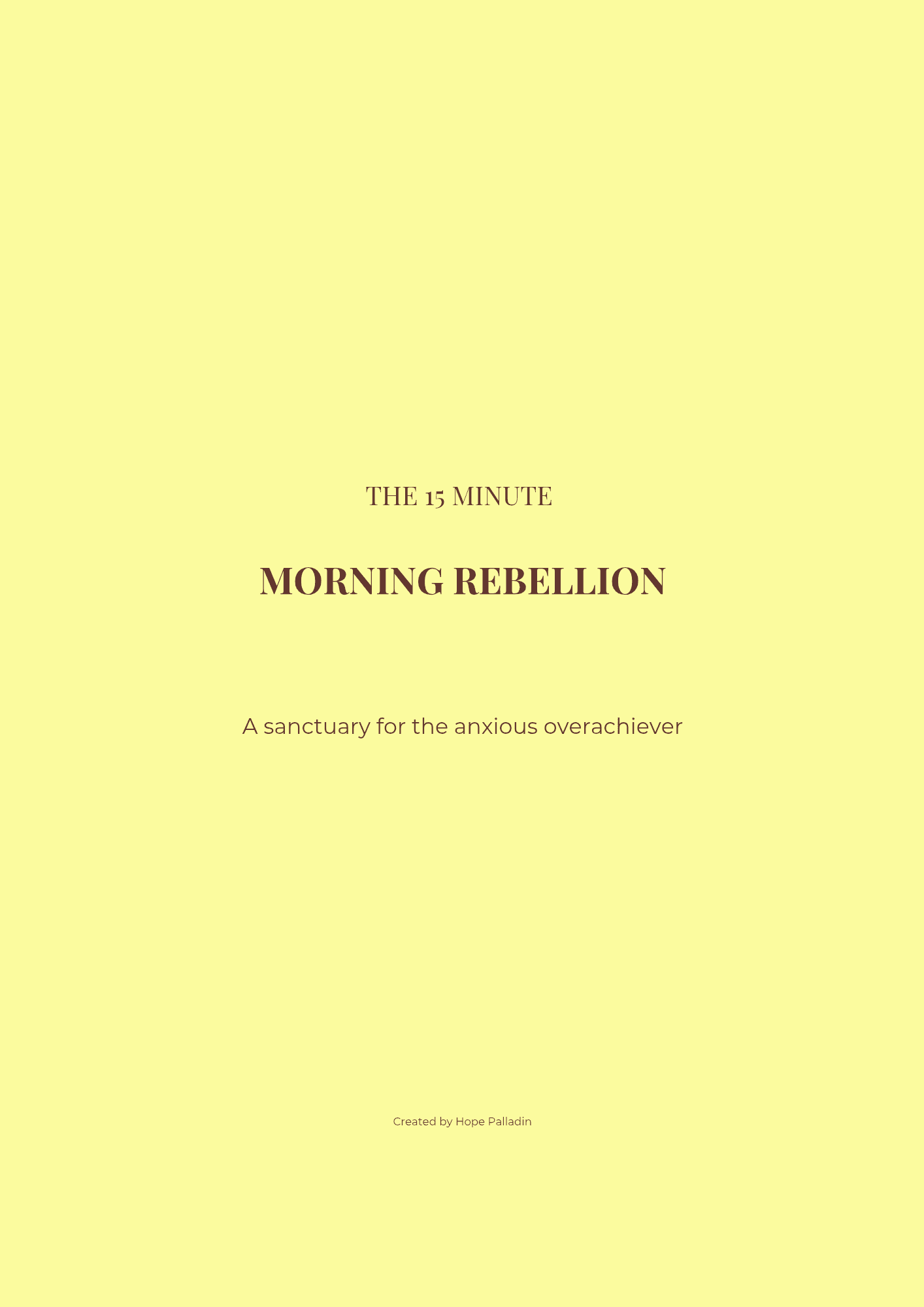 The 15 Minute Morning Rebellion screenshot 3