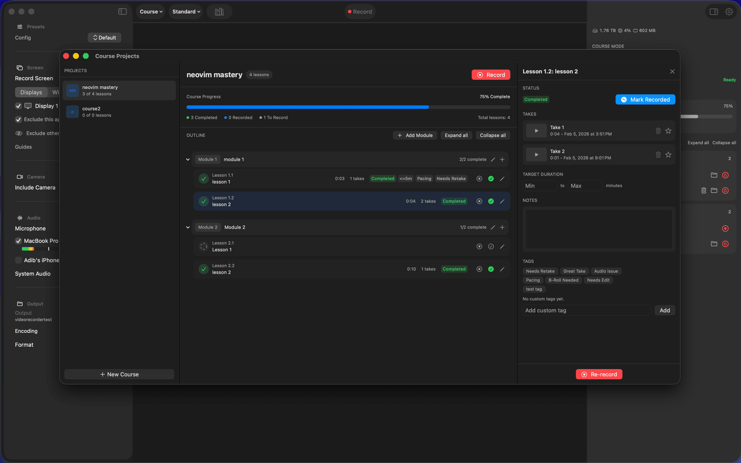 Lumary Recorder screenshot 2