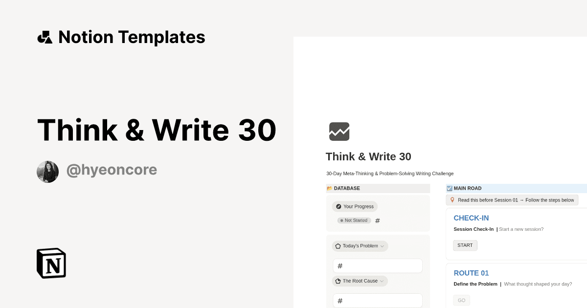 Think & Write 30 screenshot 2