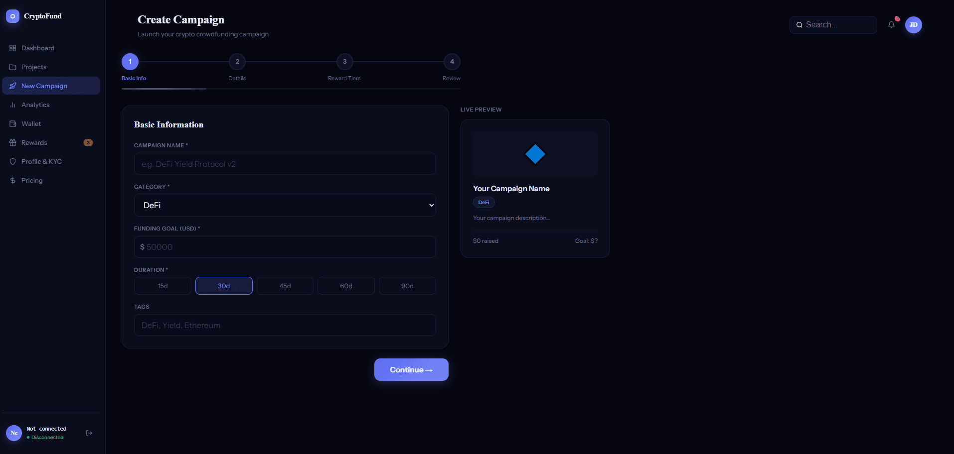 FundChain screenshot 6