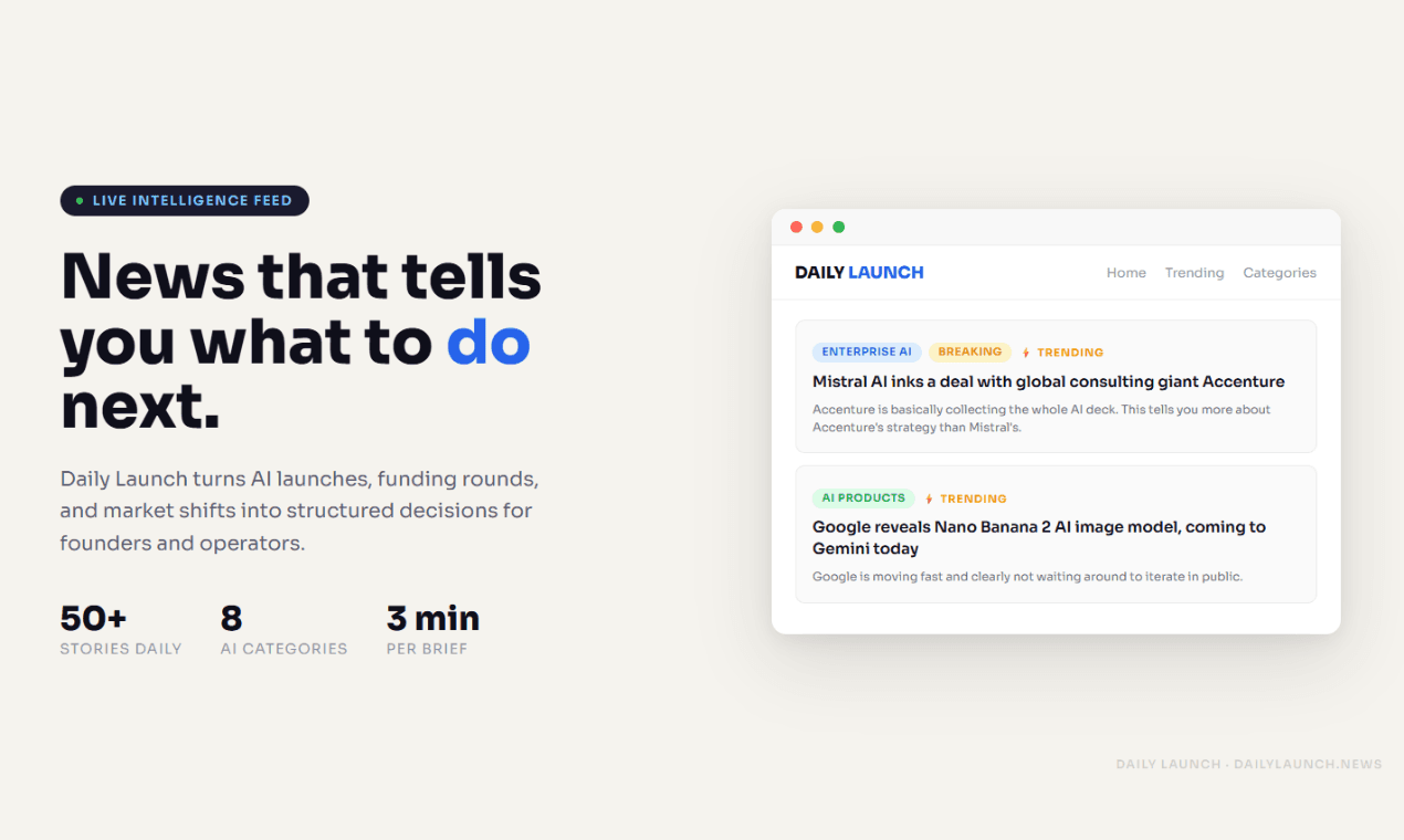 Daily Launch screenshot 1