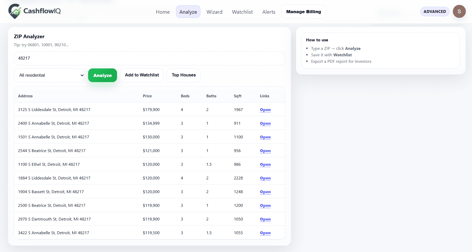 CashflowIQ screenshot 3