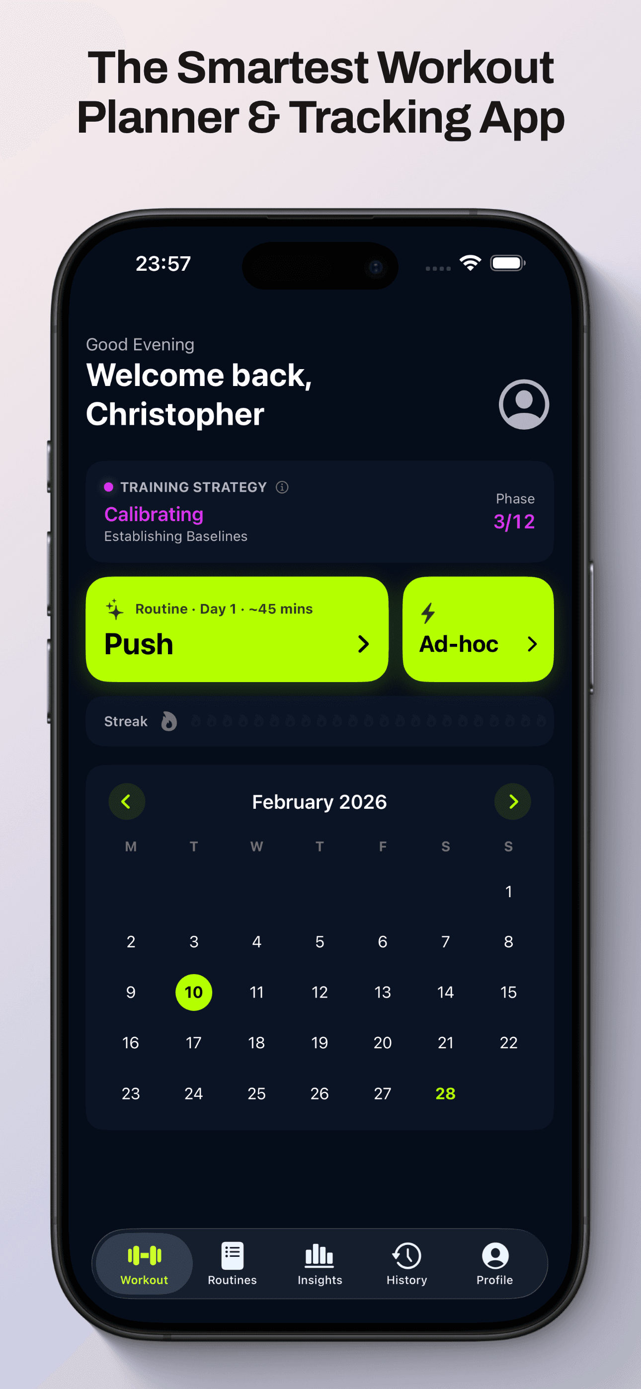 Flux : AI Workout Planner & Tracker screenshot 2