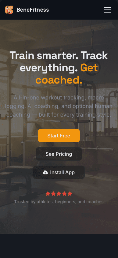 Benefitness screenshot 3