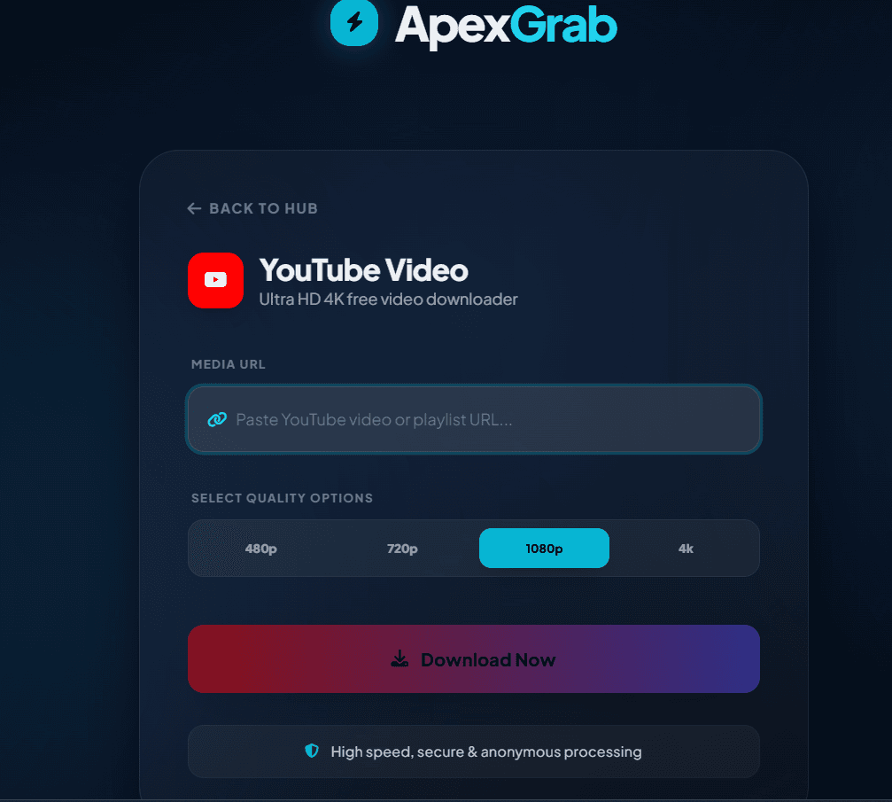 ApexGrab - 4k Media Downloader screenshot 4
