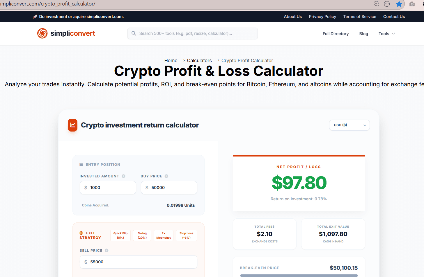 SimpliConvert screenshot 1