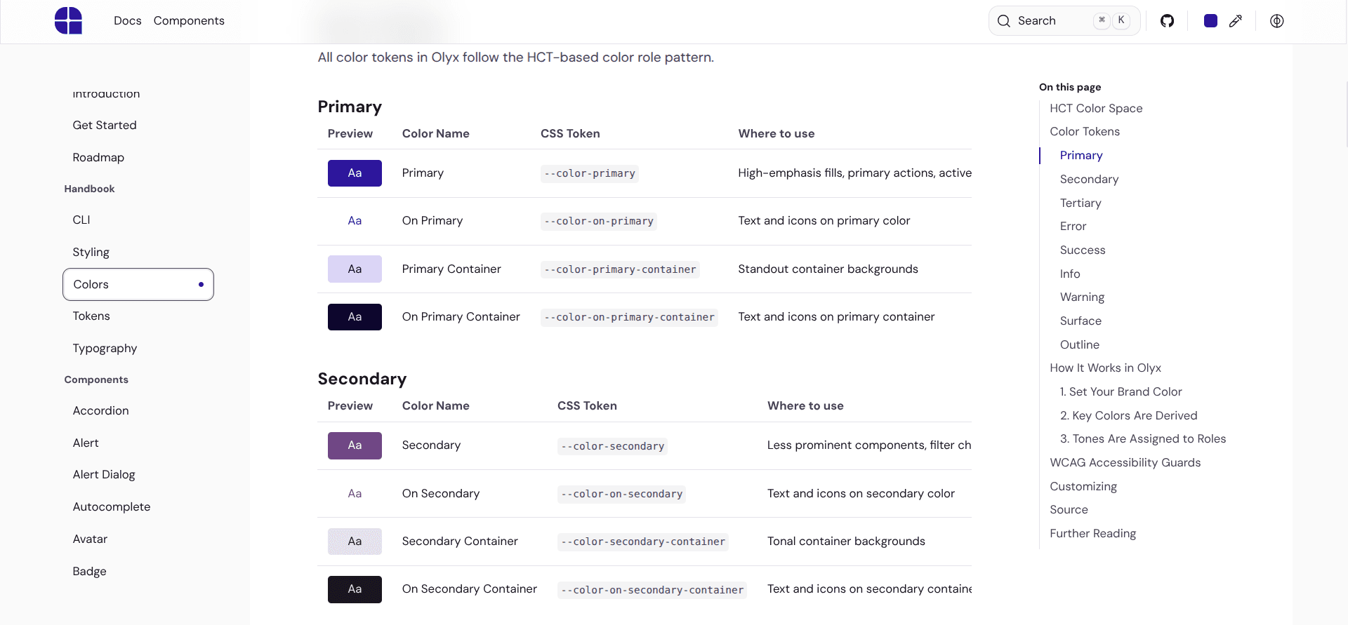 Olyx UI screenshot 3