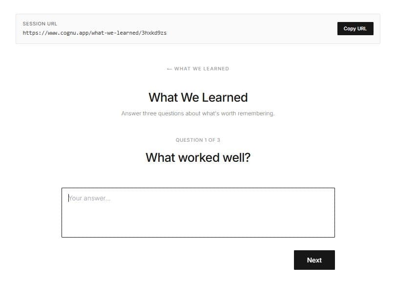 What We Learned screenshot 1