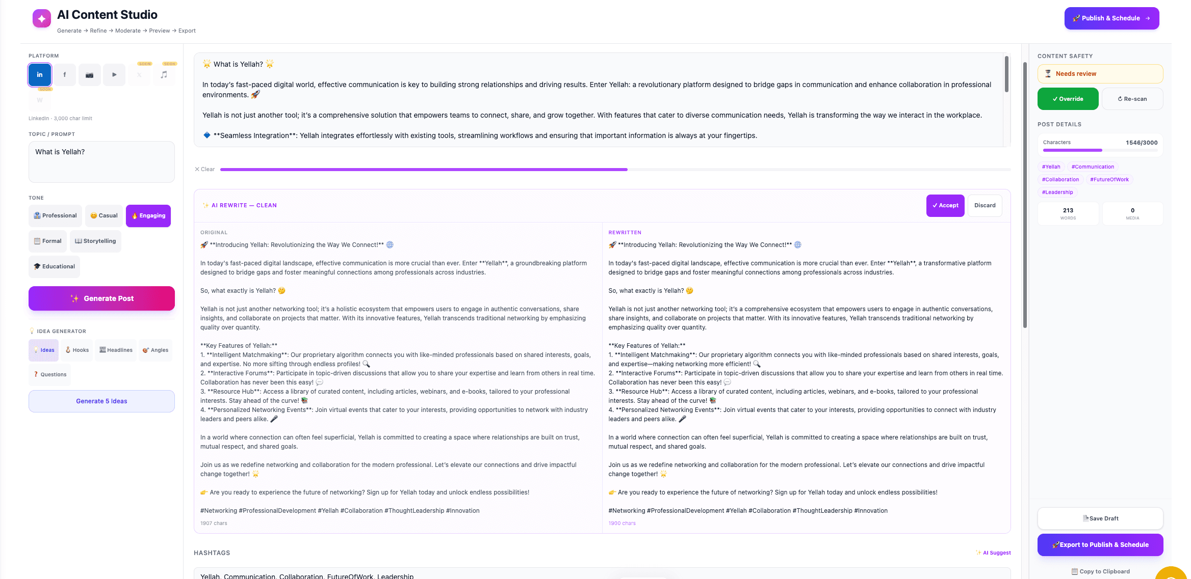 Management and Moderation One Platform screenshot 6