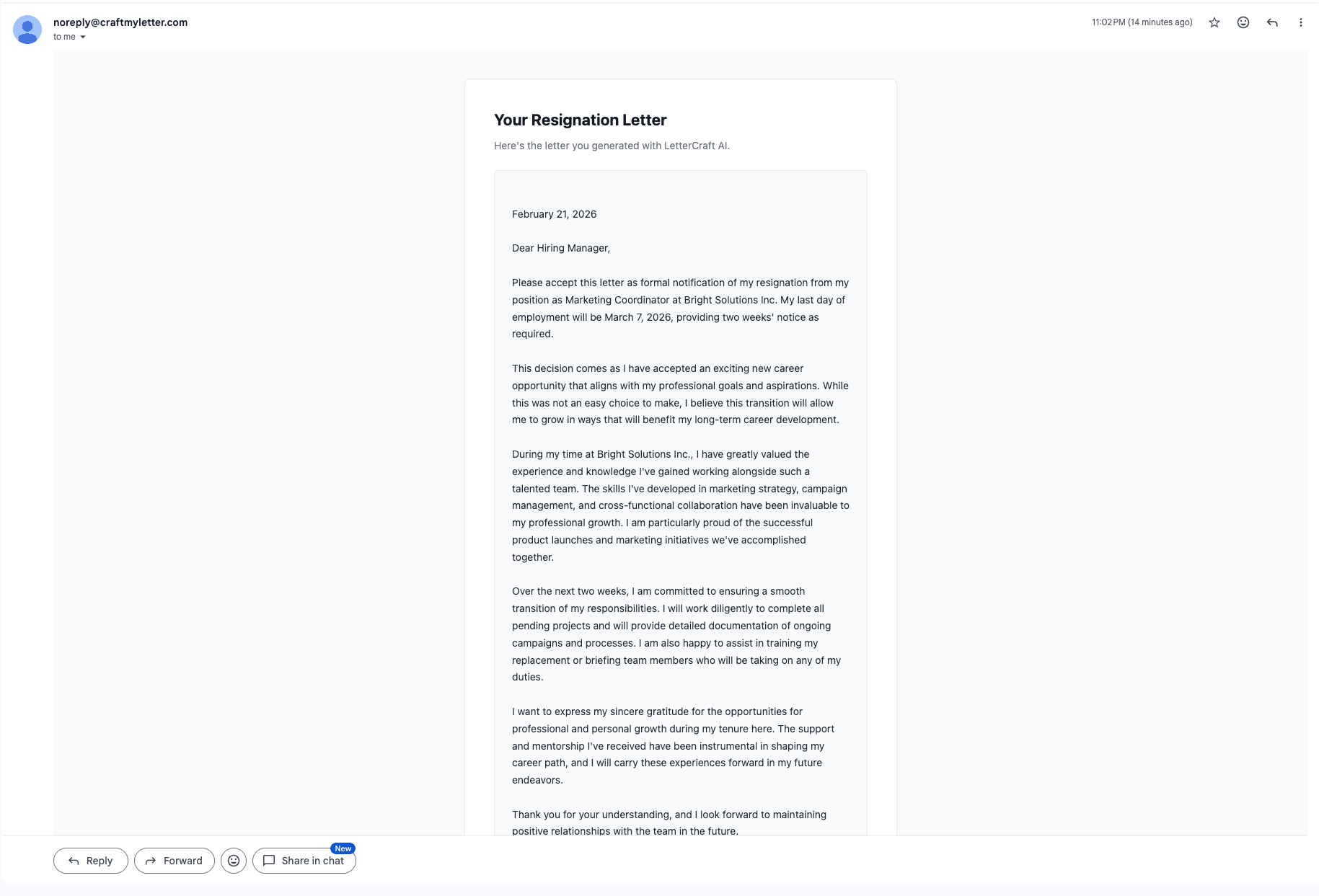 LetterCraft AI screenshot 1