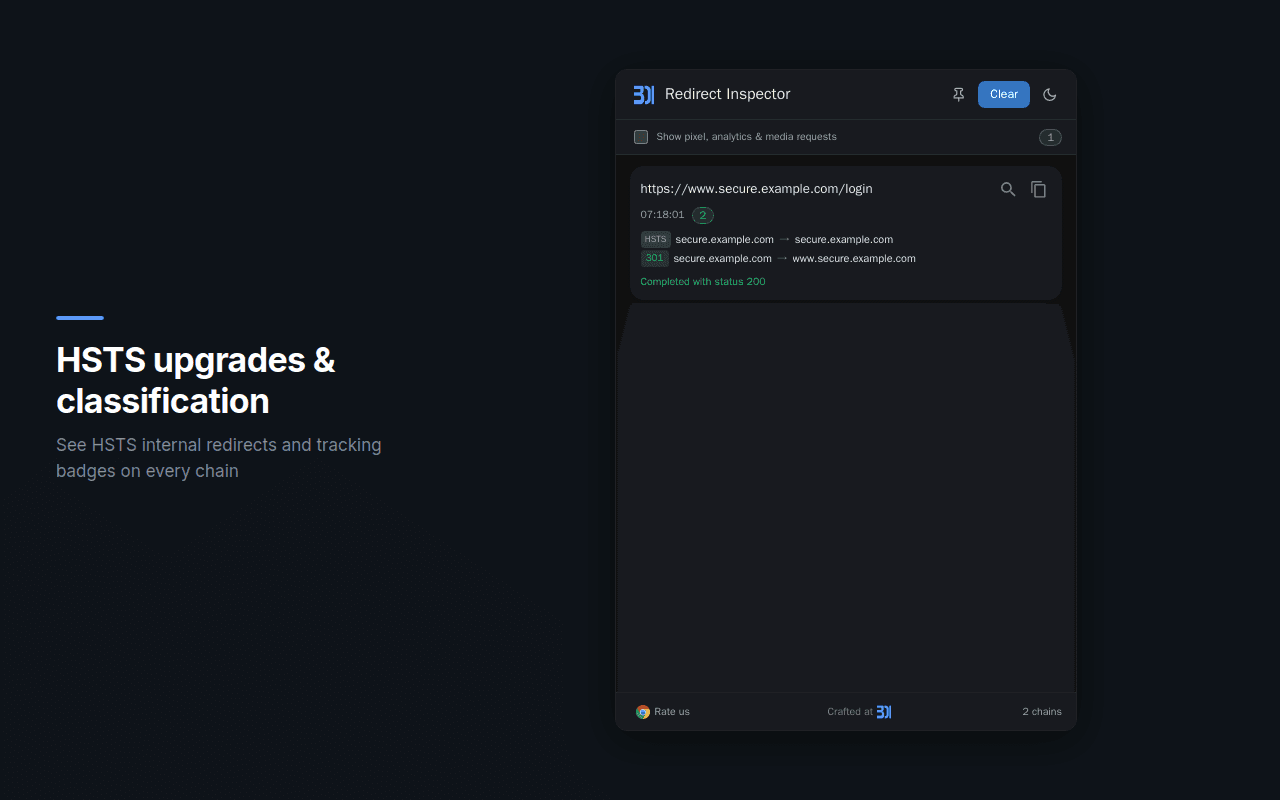 Redirect Inspector screenshot 6