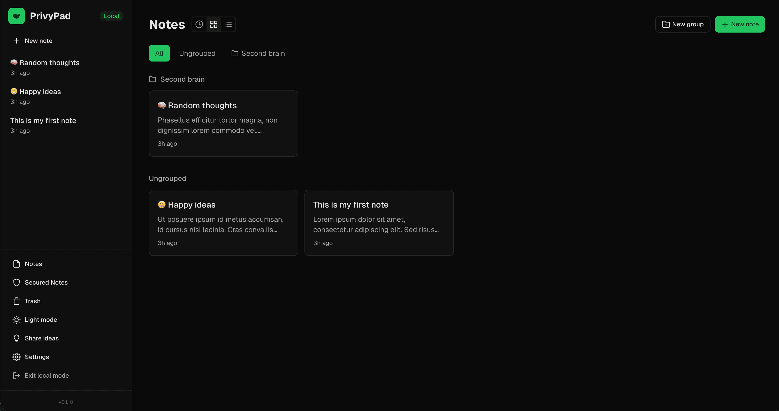 PrivyPad screenshot 1