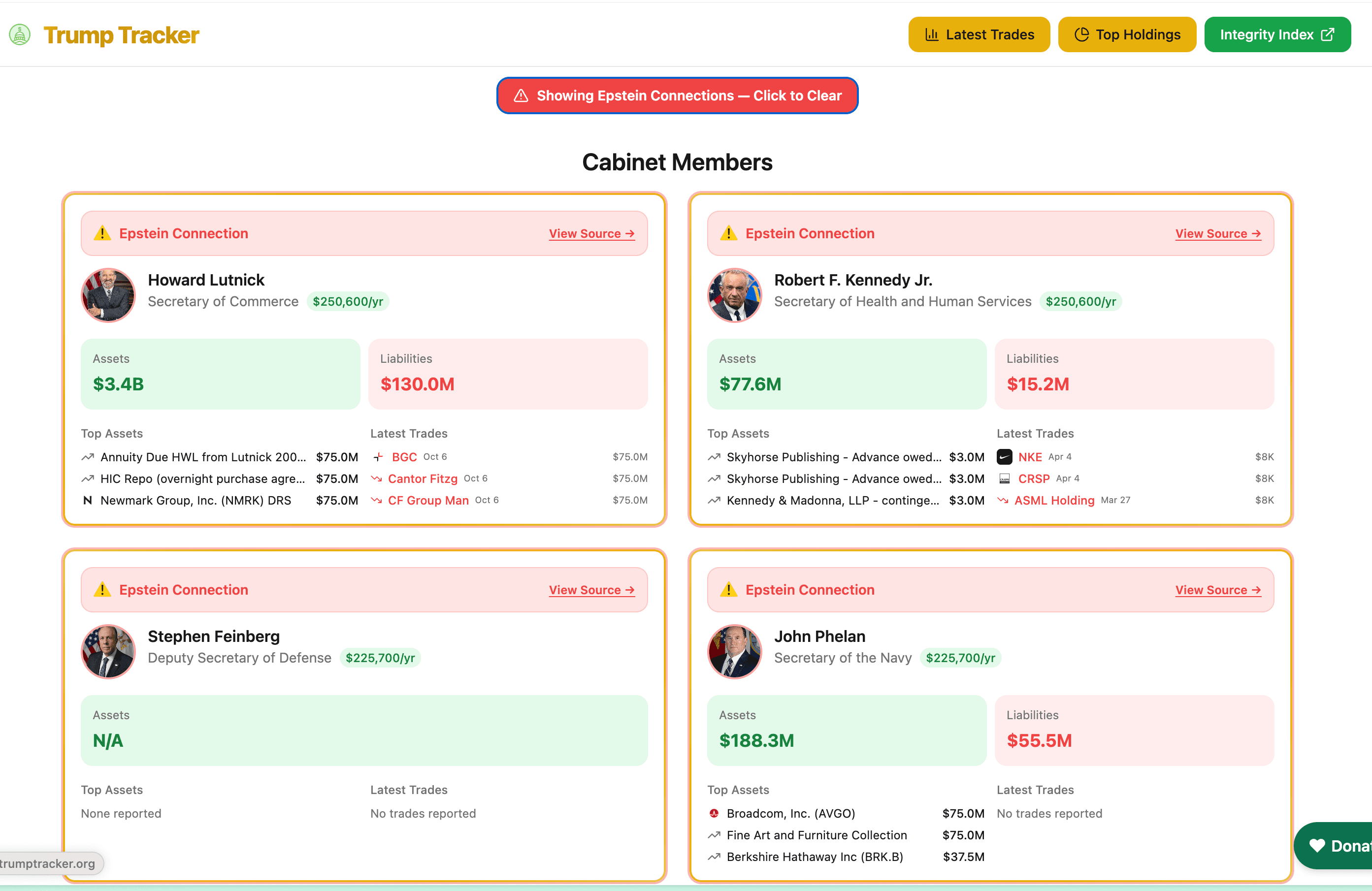 Trump Tracker screenshot 4