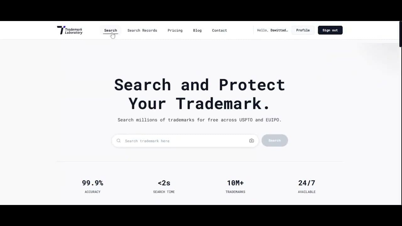 Trademark Lab screenshot 1