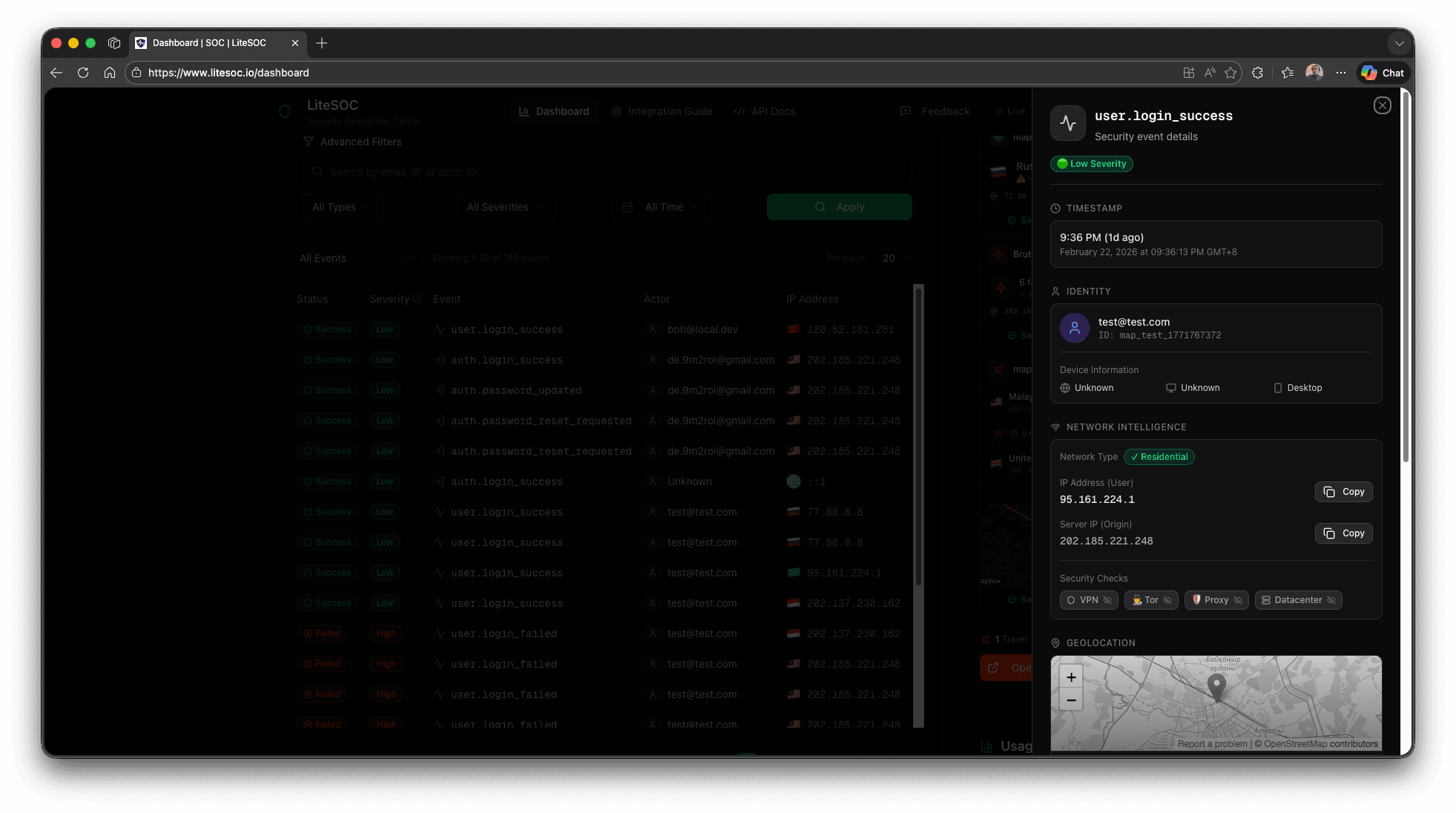 LiteSOC screenshot 5