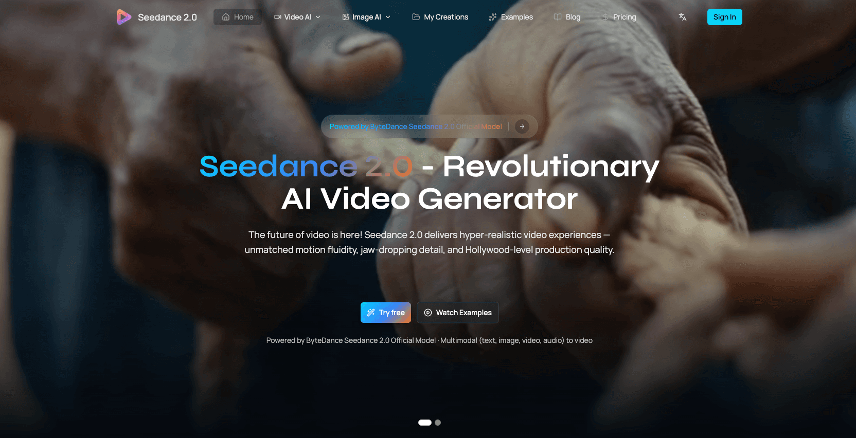 Seedance 2.0 screenshot 1