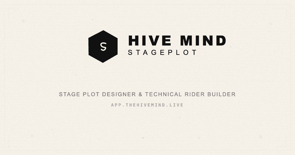 HIVEMIND Stage Plot Creator screenshot 1
