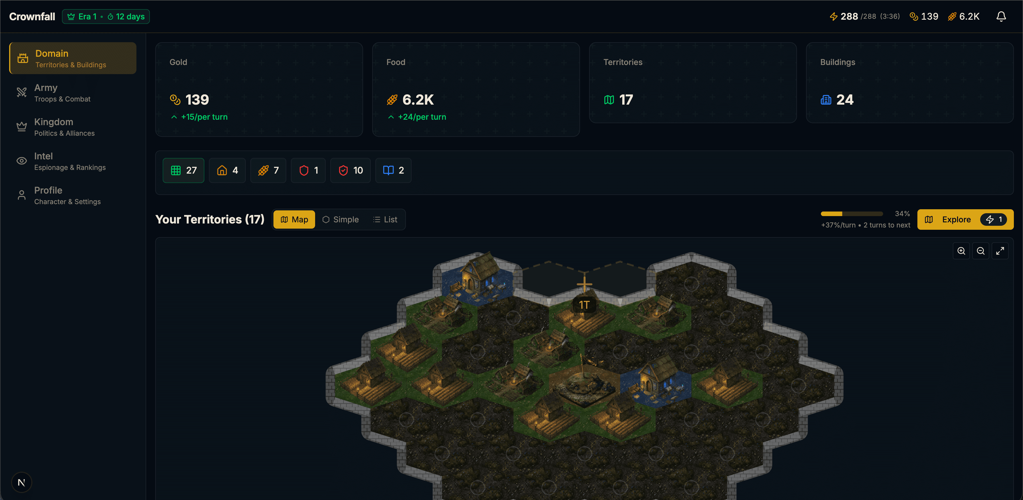 Crownfall screenshot 1