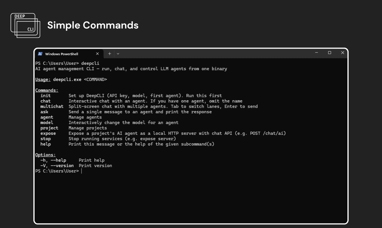 DeepCLI - Ai Agent System screenshot 2