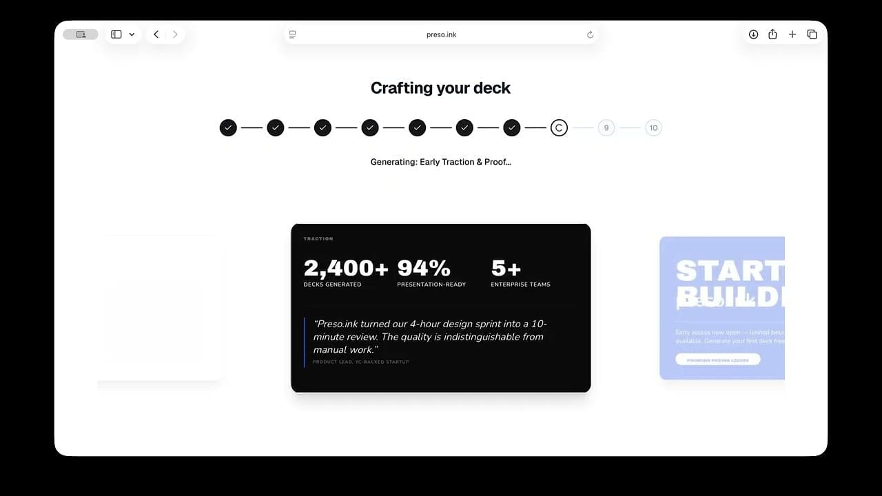Preso.ink screenshot 1