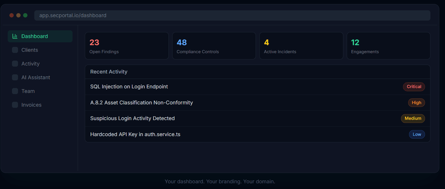 SecPortal AI-Native Security Platform screenshot 4