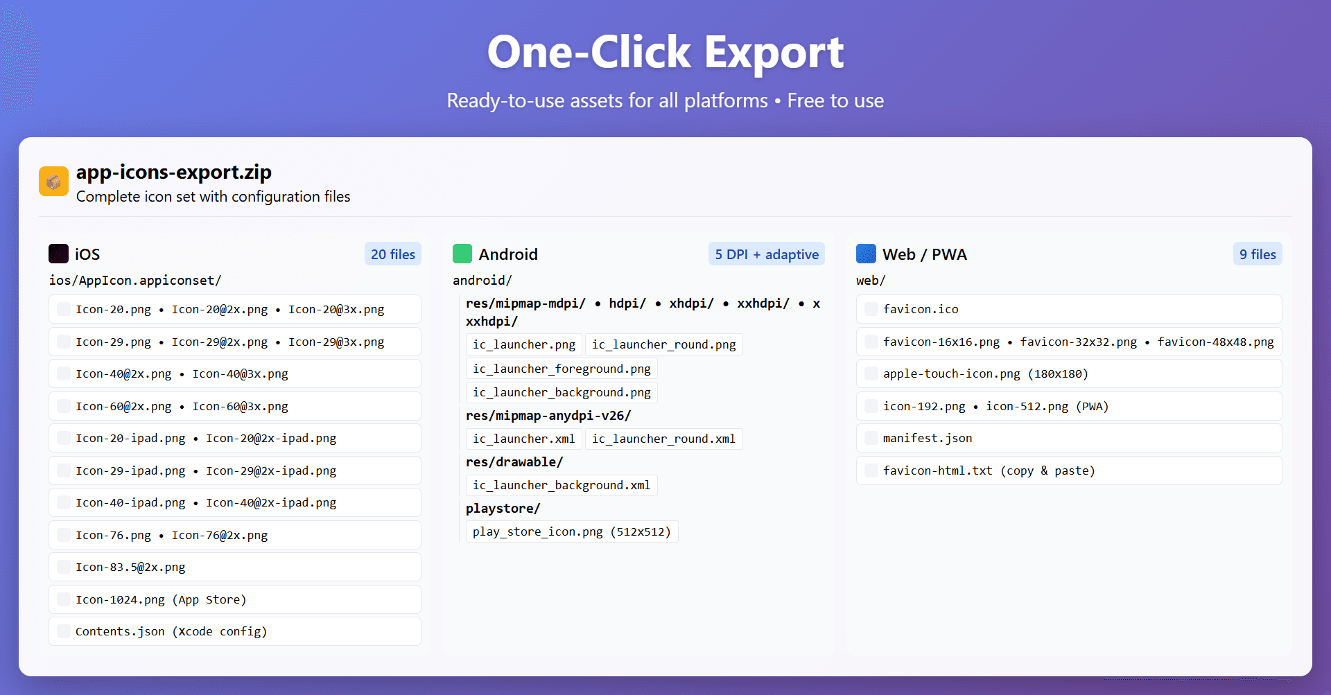 AppIconKitchen screenshot 3
